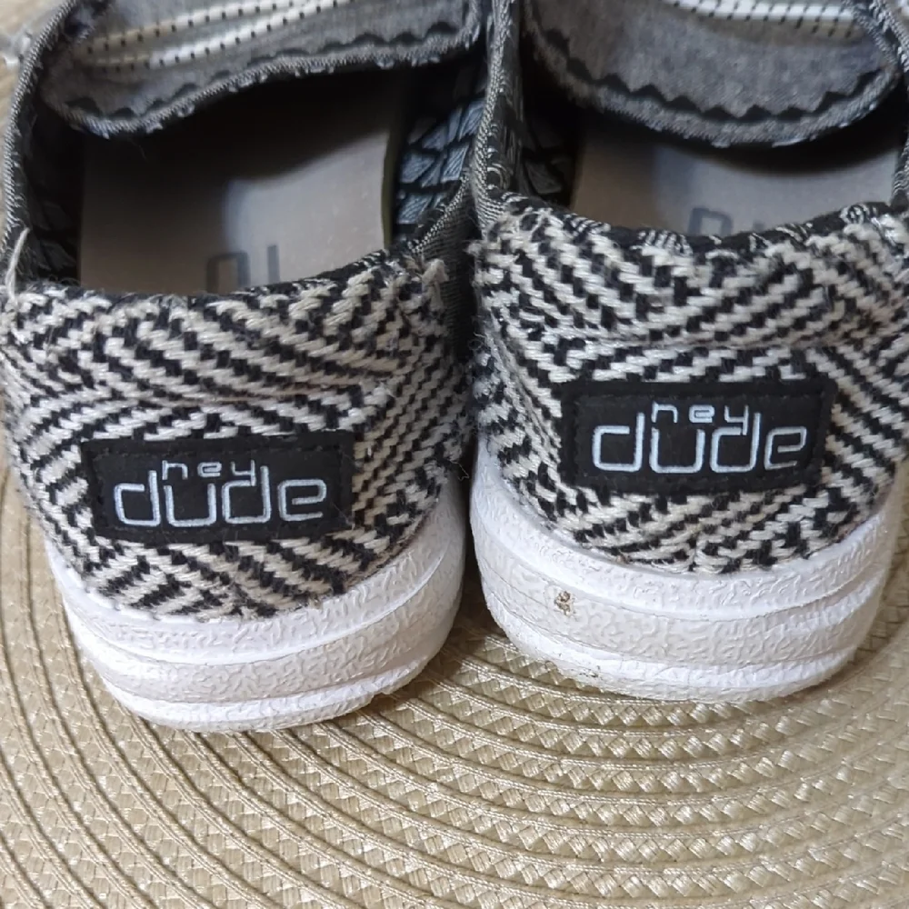 Hey Dude Gray Moccasins with Relaxed Fit
